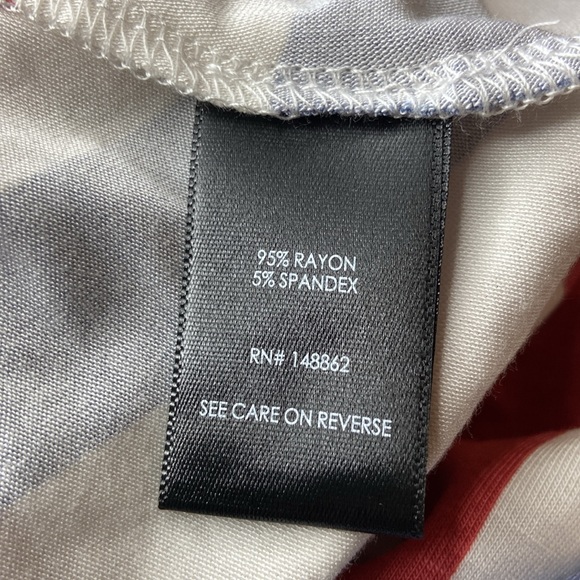 TORRID Super Soft Red And Blue Stripe Tired Maxi Dress. Size 5 (5x) - Picture 13 of 14